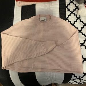 Wilfred Free cropped knit sweater, medium